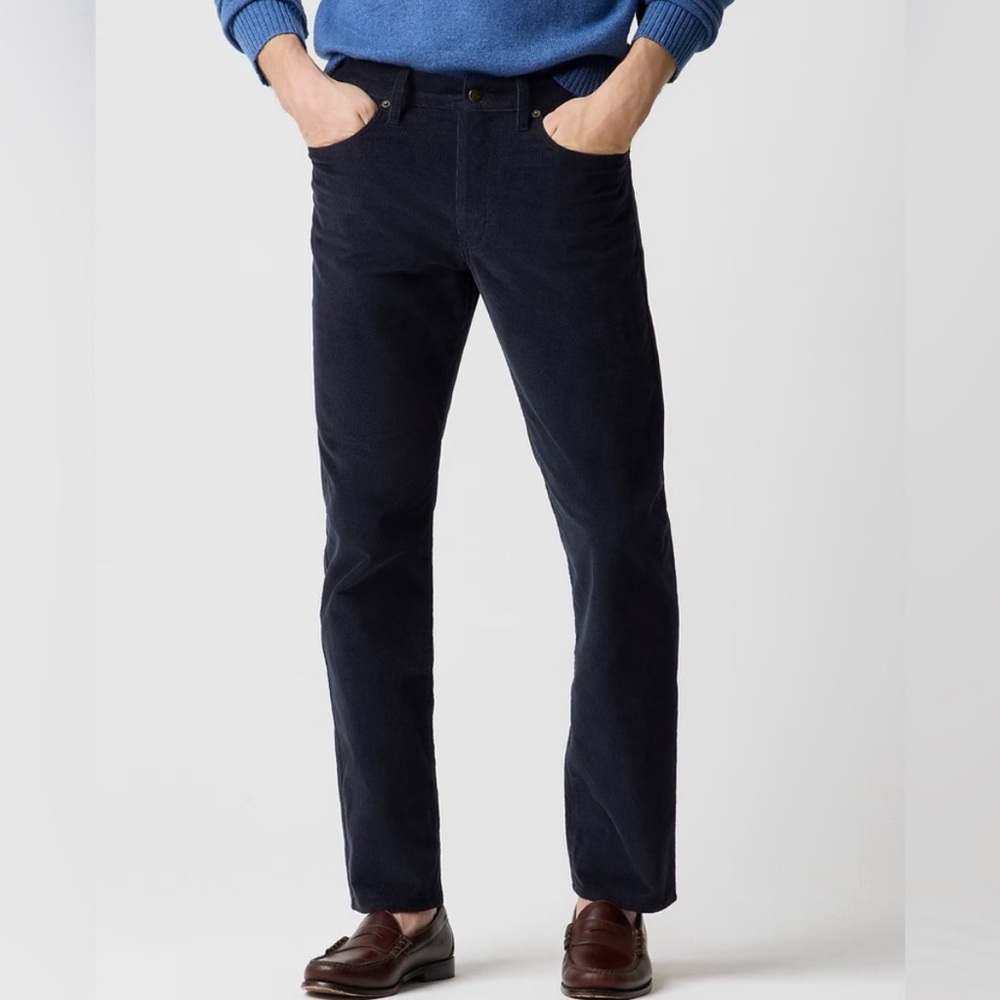 J. Crew Factory Straight-Fit Corduroy Pant Size 32 x 30 NEW W/ TAG